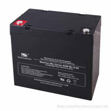 Energy Storage Battery Ml12-50 (12V50ah) Battery UPS Battery Back up Battery